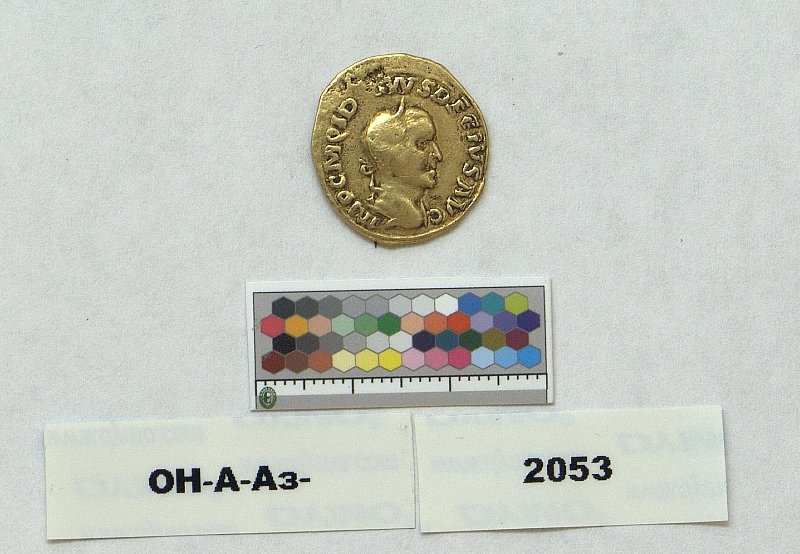 Римская империя · Trajan Decius · Aureus · II в., Федеральное государственное бюджетное учреждение культуры "Государственный Эрмитаж"
