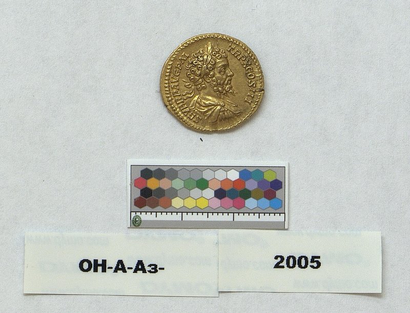 Римская империя · Septimius Severus · Aureus · I в., Федеральное государственное бюджетное учреждение культуры "Государственный Эрмитаж"