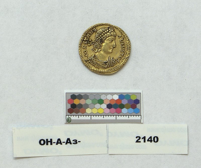 Римская империя · Constans · Solidus · III в., Федеральное государственное бюджетное учреждение культуры "Государственный Эрмитаж"