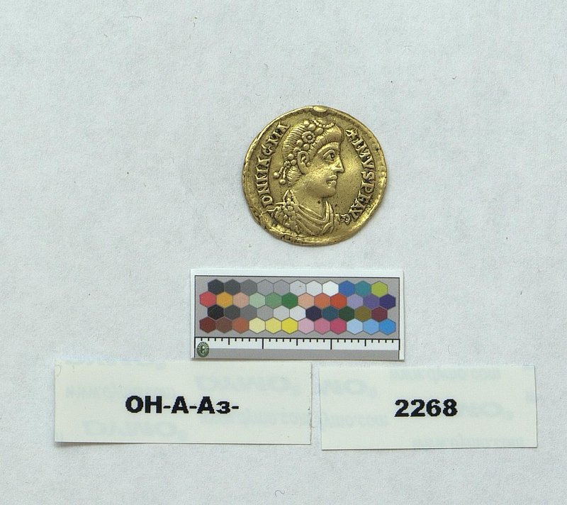 Римская империя · Maximus of Barcelona · Solidus · III в., Федеральное государственное бюджетное учреждение культуры "Государственный Эрмитаж"