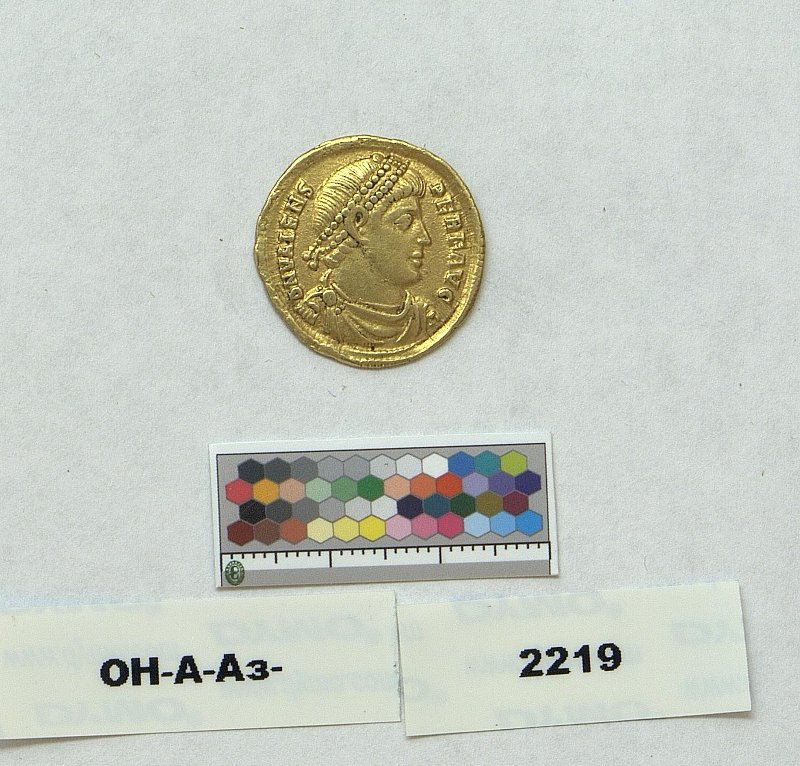 Римская империя · Valens · Solidus · III в., Федеральное государственное бюджетное учреждение культуры "Государственный Эрмитаж"