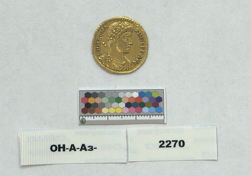 Римская империя · Maximus of Barcelona · Solidus · III в., Федеральное государственное бюджетное учреждение культуры "Государственный Эрмитаж"
