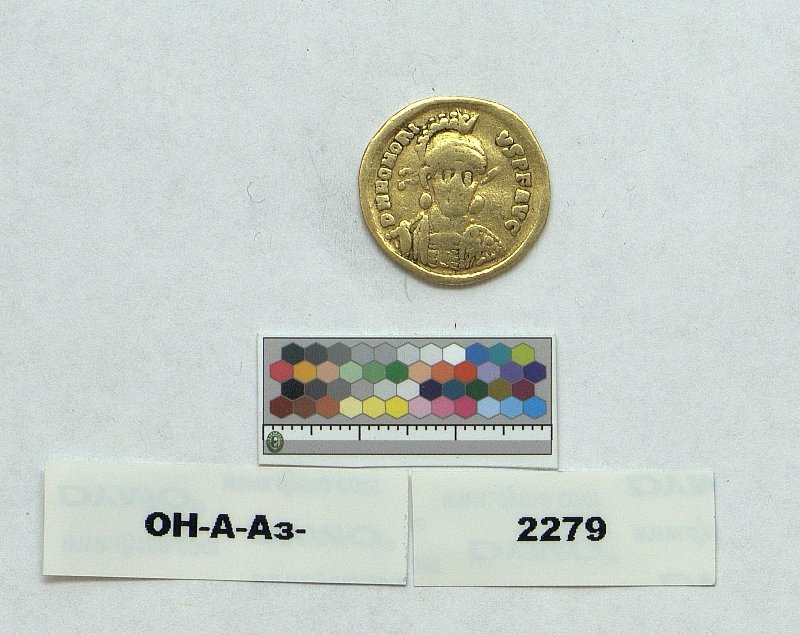 Римская империя · Honorius · Solidus · III в., Федеральное государственное бюджетное учреждение культуры "Государственный Эрмитаж"