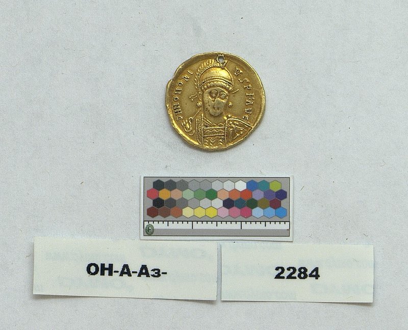 Римская империя · Honorius · Solidus · III в., Федеральное государственное бюджетное учреждение культуры "Государственный Эрмитаж"