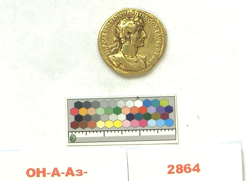 Античная монета · Aureus · I в., Федеральное государственное бюджетное учреждение культуры "Государственный Эрмитаж"