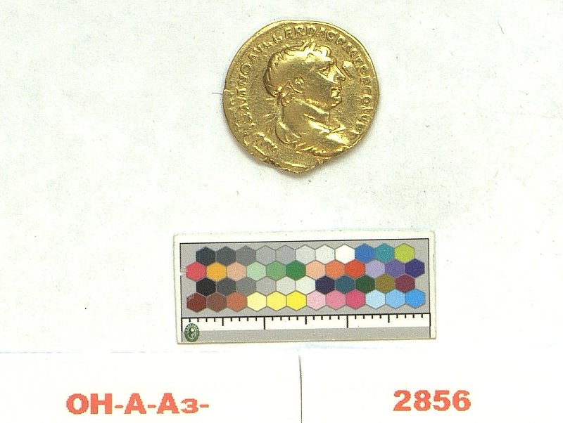 Античная монета · Aureus · I в., Федеральное государственное бюджетное учреждение культуры "Государственный Эрмитаж"