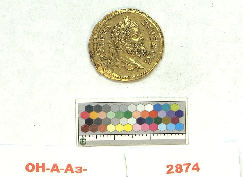 Античная монета · Aureus · I в., Федеральное государственное бюджетное учреждение культуры "Государственный Эрмитаж"