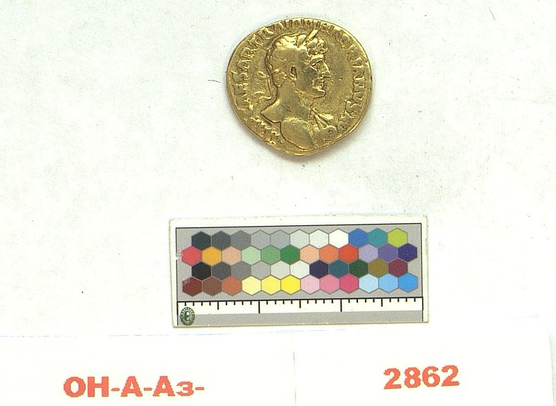 Античная монета · Aureus · I в., Федеральное государственное бюджетное учреждение культуры "Государственный Эрмитаж"