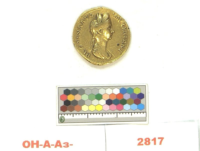Античная монета · Aureus · I в., Федеральное государственное бюджетное учреждение культуры "Государственный Эрмитаж"