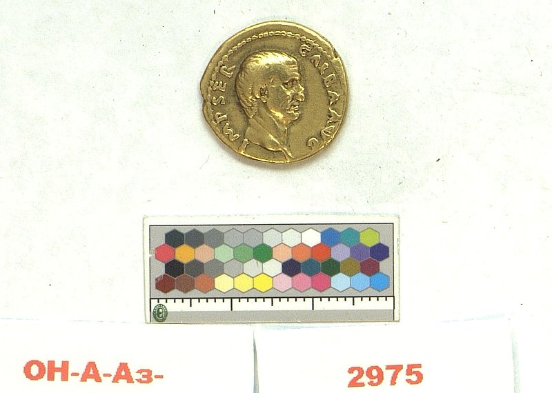 Римская империя · Galba · Aureus · I в., Федеральное государственное бюджетное учреждение культуры "Государственный Эрмитаж"