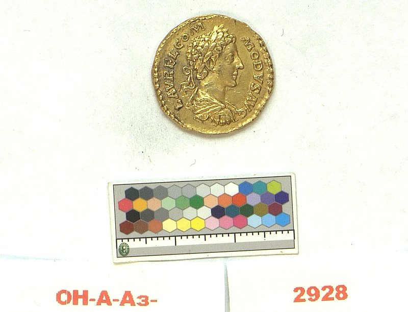 Римская империя · Commodus · Aureus · I в., Федеральное государственное бюджетное учреждение культуры "Государственный Эрмитаж"