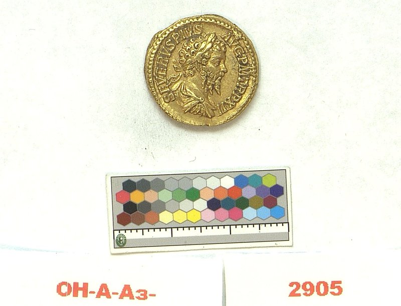 Римская империя · Septimius Severus · Aureus · I в., Федеральное государственное бюджетное учреждение культуры "Государственный Эрмитаж"