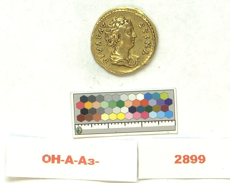 Римская империя · Faustina the Elder · Aureus · I в., Федеральное государственное бюджетное учреждение культуры "Государственный Эрмитаж"