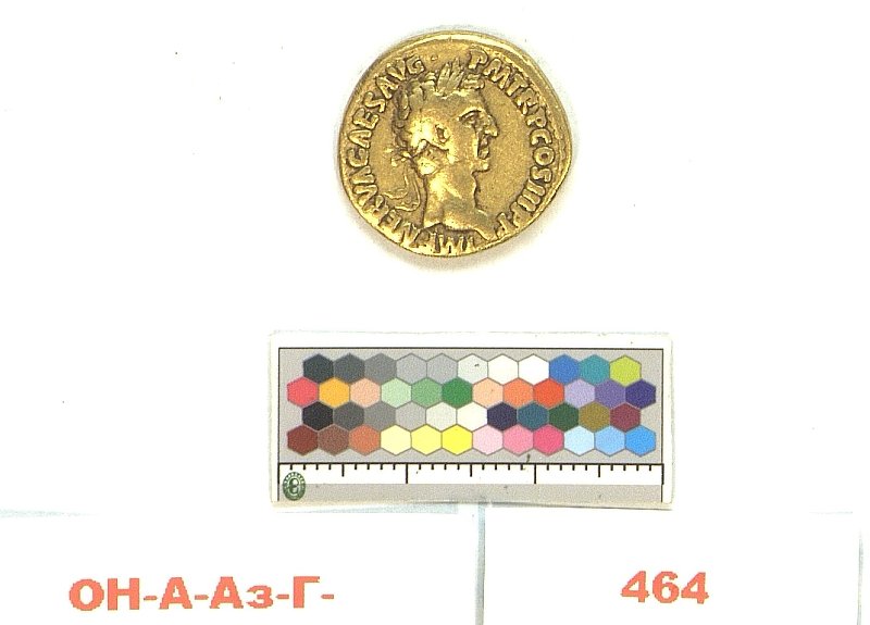 Римская империя · Nerva · Aureus · I в., Федеральное государственное бюджетное учреждение культуры "Государственный Эрмитаж"