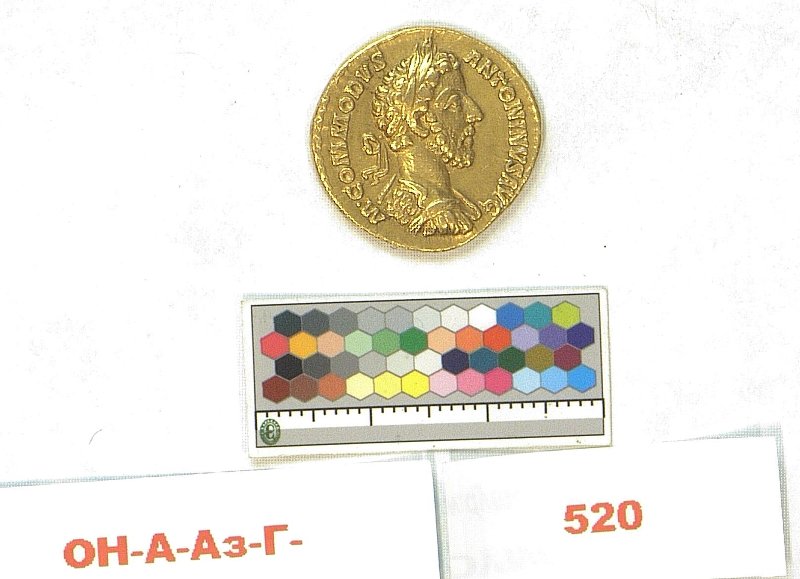 Римская империя · Commodus · Aureus · I в., Федеральное государственное бюджетное учреждение культуры "Государственный Эрмитаж"