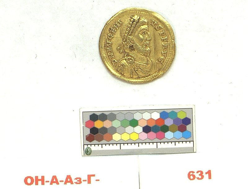 аверс Римская империя · Eugenius · Solidus · III в.