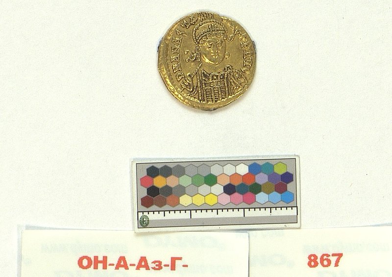 аверс Византия · Solidus · IV в.