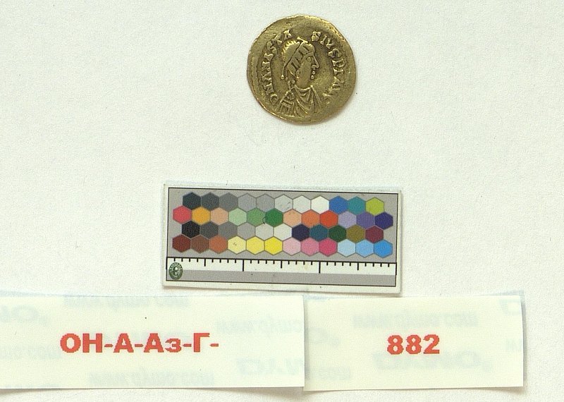Подражание · Tremissis · IV в., Государственный Эрмитаж