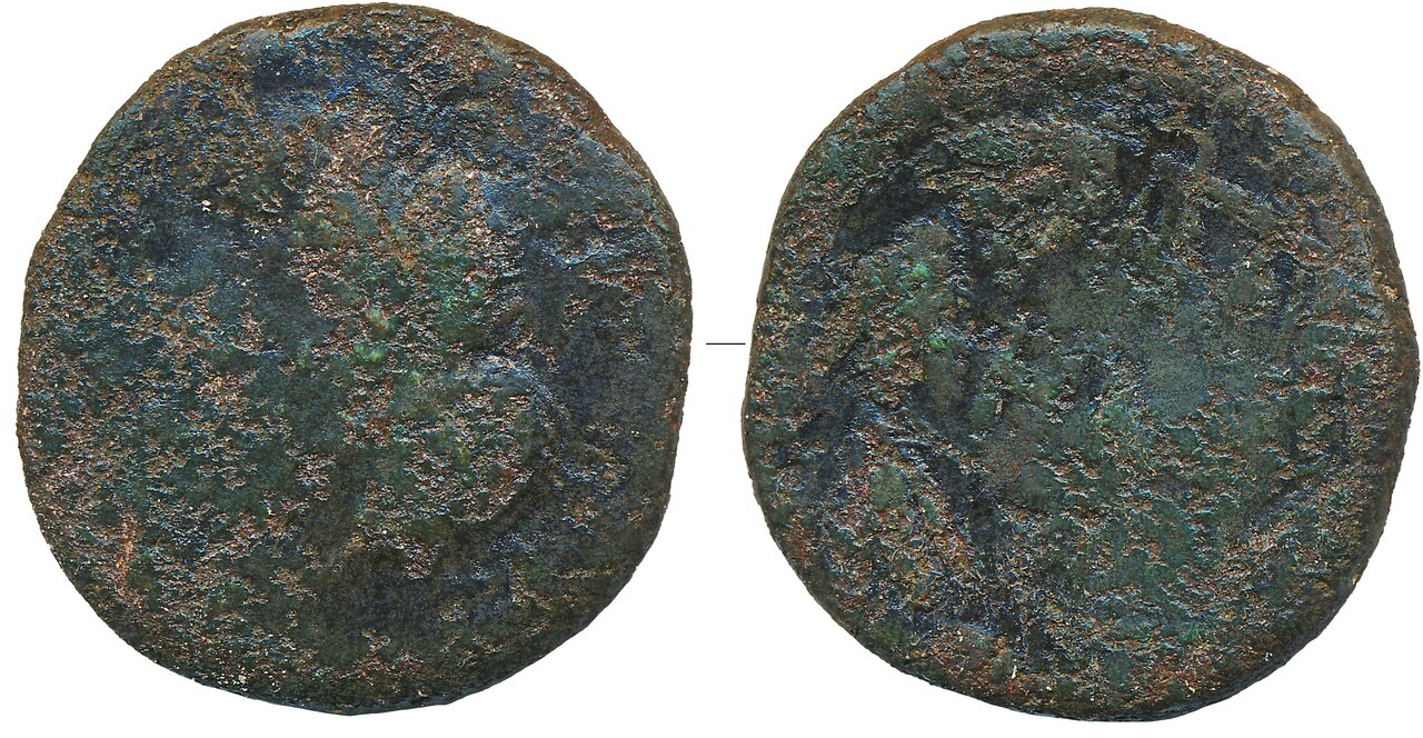 аверс Античная монета · Sestertius · I в.