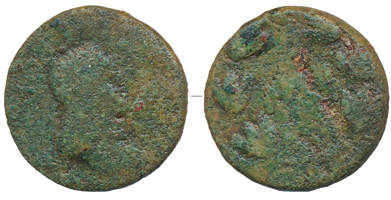 Античная монета · Sestertius · I в., Государственное бюджетное учреждение культуры Краснодарского края "Краснодарский государственный историко-археологический музей-заповедник им. Е.Д. Фелицына"