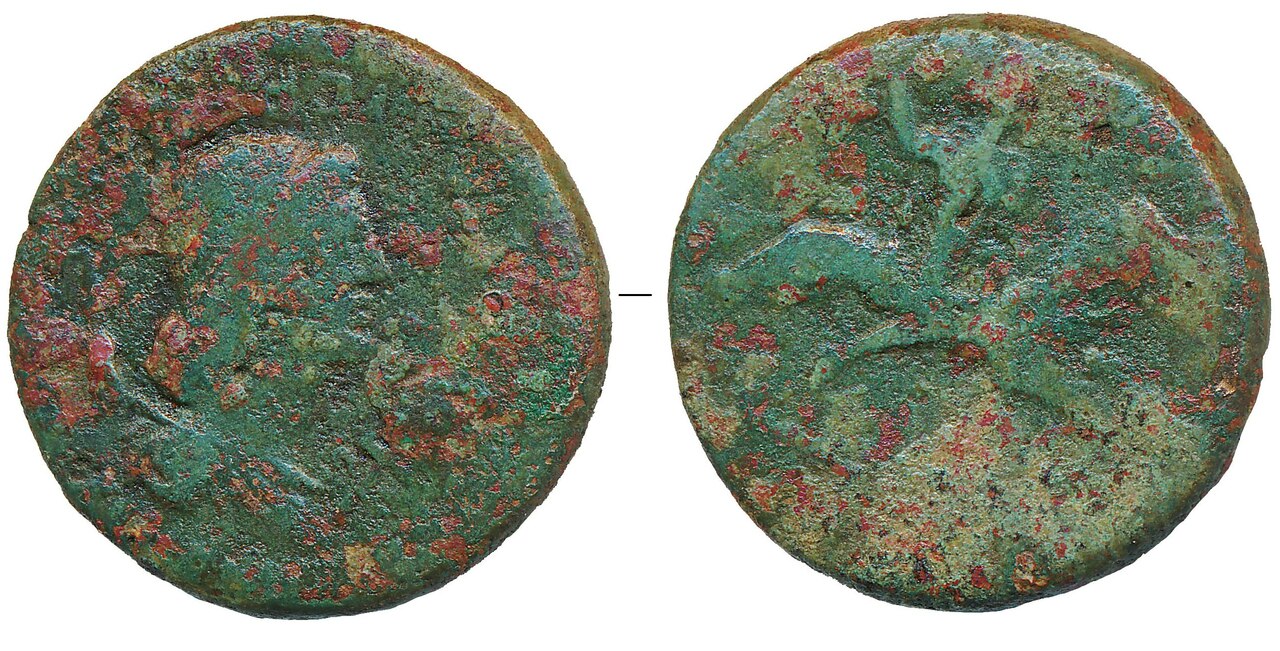 Античная монета · Sestertius · I в., Государственное бюджетное учреждение культуры Краснодарского края "Краснодарский государственный историко-археологический музей-заповедник им. Е.Д. Фелицына"