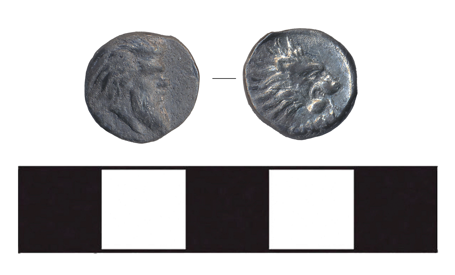 аверс Античная монета · Hemidrachm · IV в. до н. э.