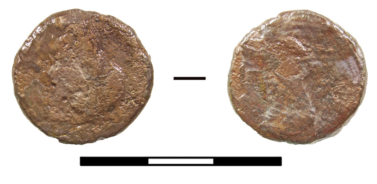 Античная монета · Sestertius · I в., Государственное бюджетное учреждение культуры Краснодарского края "Краснодарский государственный историко-археологический музей-заповедник им. Е.Д. Фелицына"