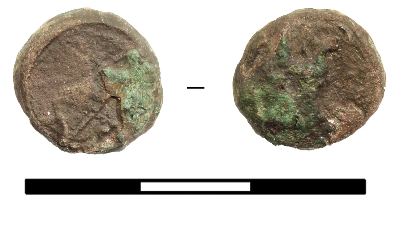 аверс Античная монета · Sestertius · II в. до н. э.