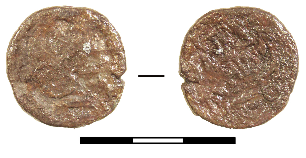 Античная монета · Sestertius · I в., Краснодарский государственный историко-археологический музей-заповедник им. Е.Д. Фелицына