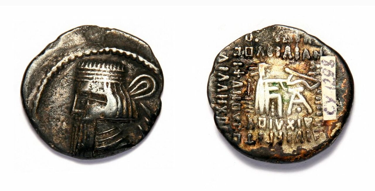 Парфия · Drachma · I в., Государственное бюджетное учреждение культуры Краснодарского края "Новороссийский исторический музей-заповедник"