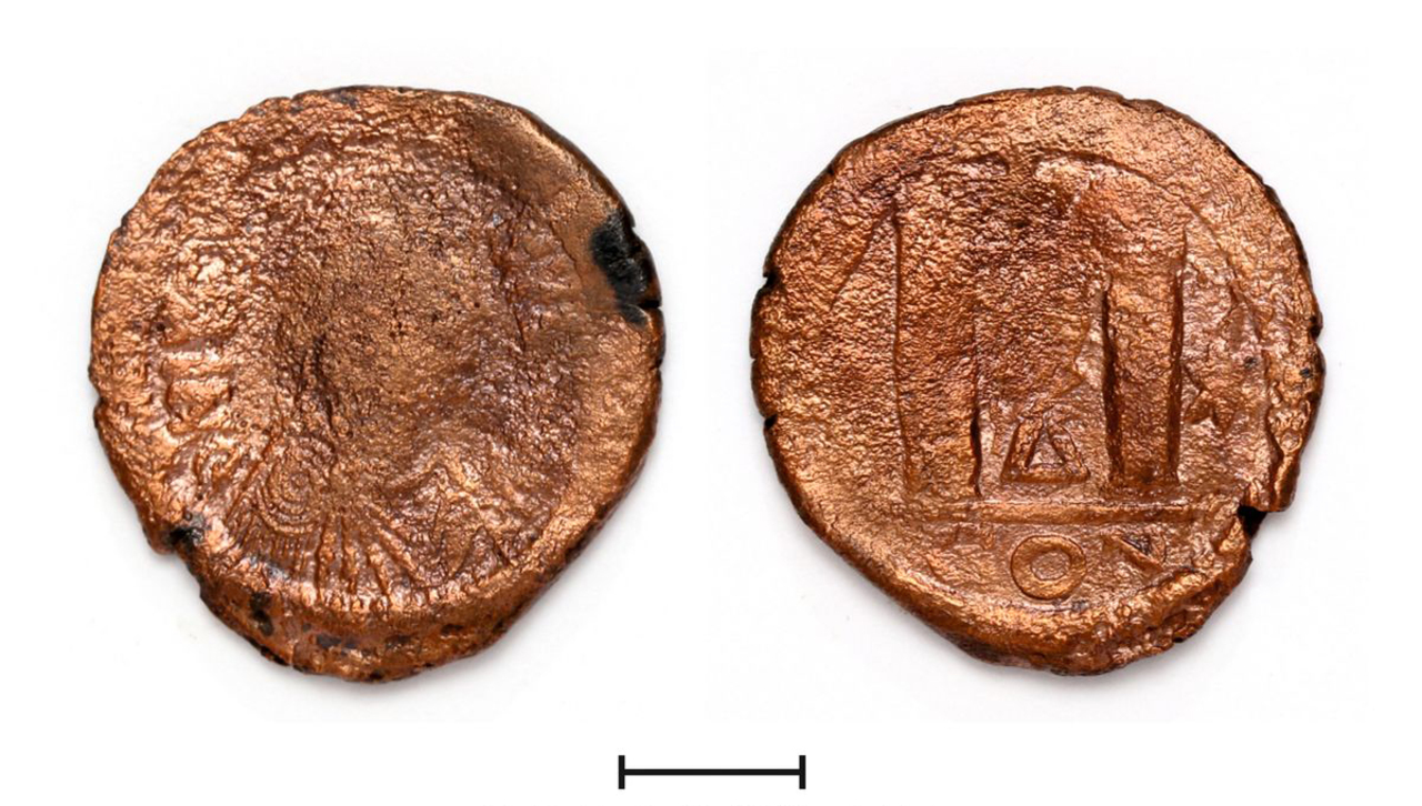 аверс Византия · Follis · V в.