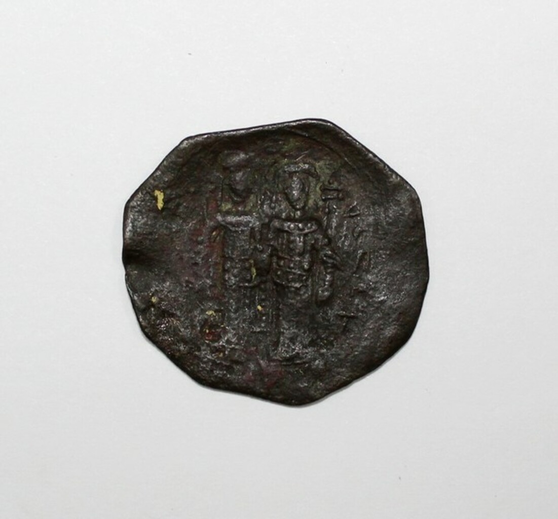 реверс Античная монета · Follis · X в.