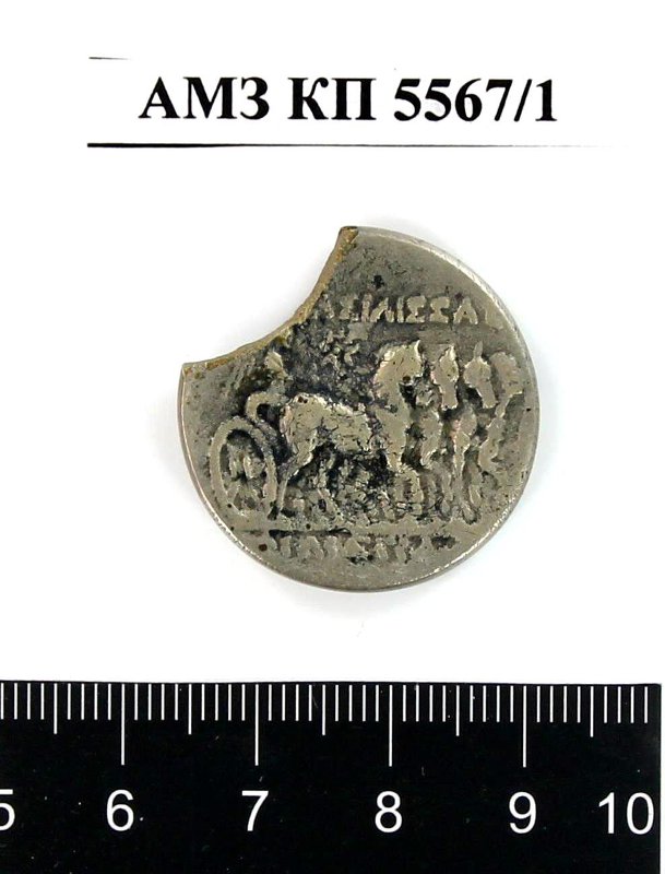 Античная монета · Tetradrachm · IV в. до н. э., реверс, Государственное бюджетное учреждение культуры Астраханской области "Астраханский государственный объединенный историко-архитектурный музей-заповедник"