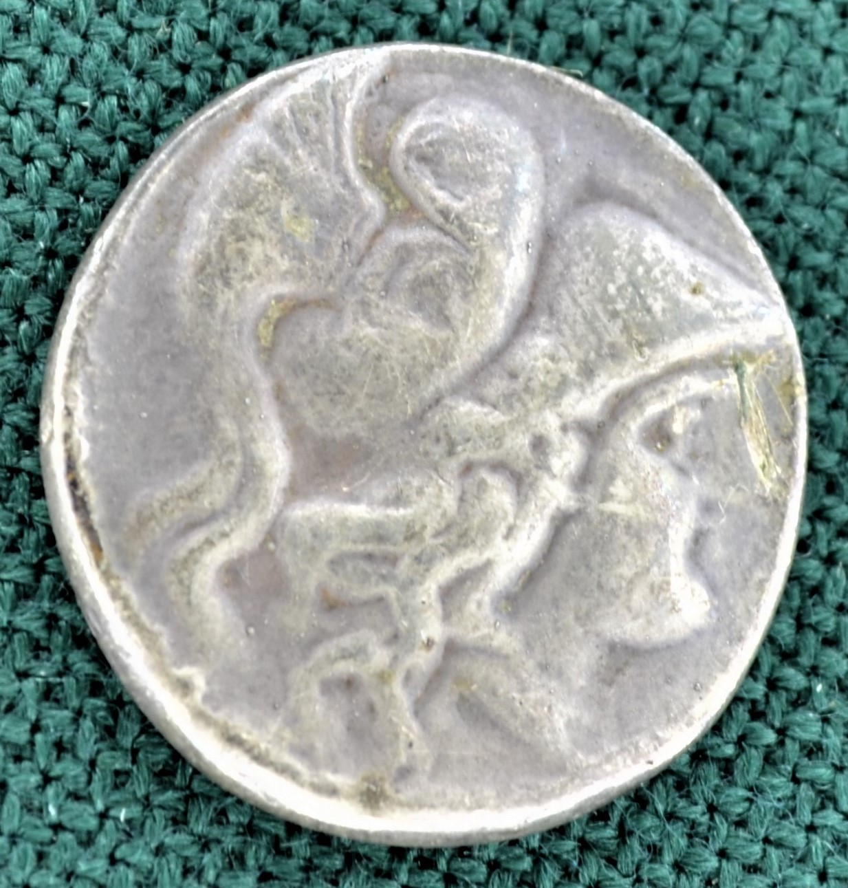 Античная монета · Drachma · IV в. до н. э., реверс, Государственное бюджетное учреждение культуры "Брянский государственный краеведческий музей"