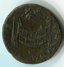 Античная монета · Sestertius · I в., реверс, Муниципальное бюджетное учреждение культуры "Устюженский краеведческий музей"