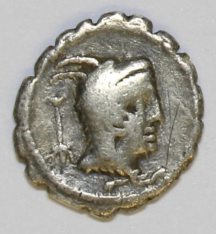 Античная монета · Denarius · I в. до н. э., Государственное бюджетное учреждение культуры Нижегородской области "Нижегородский государственный историко-архитектурный музей-заповедник"