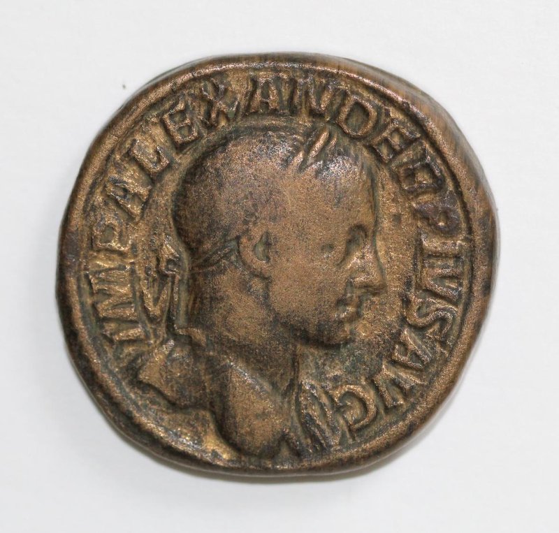 Античная монета · Sestertius · II в., Государственное бюджетное учреждение культуры Нижегородской области "Нижегородский государственный историко-архитектурный музей-заповедник"