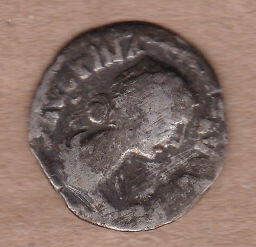аверс Античная монета · Faustina the Younger · Denarius · I в.