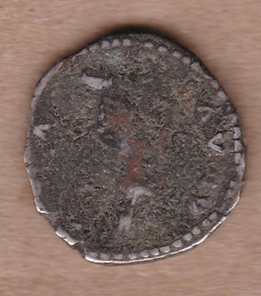 Античная монета · Faustina the Elder · Denarius · I в., реверс, Государственное бюджетное учреждение Ивановской области "Ивановский государственный историко-краеведческий музей имени Д.Г. Бурылина"