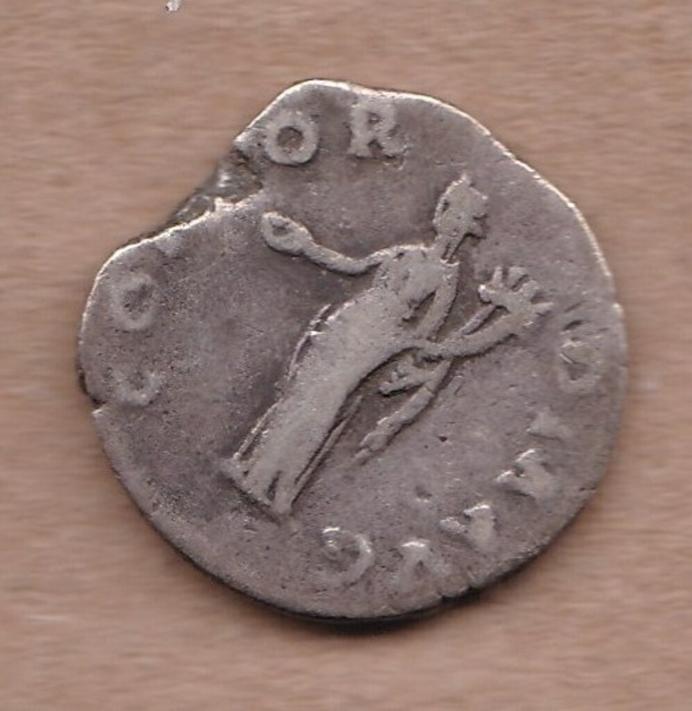 Античная монета · Faustina the Younger · Denarius · I в., реверс, Государственное бюджетное учреждение Ивановской области "Ивановский государственный историко-краеведческий музей имени Д.Г. Бурылина"