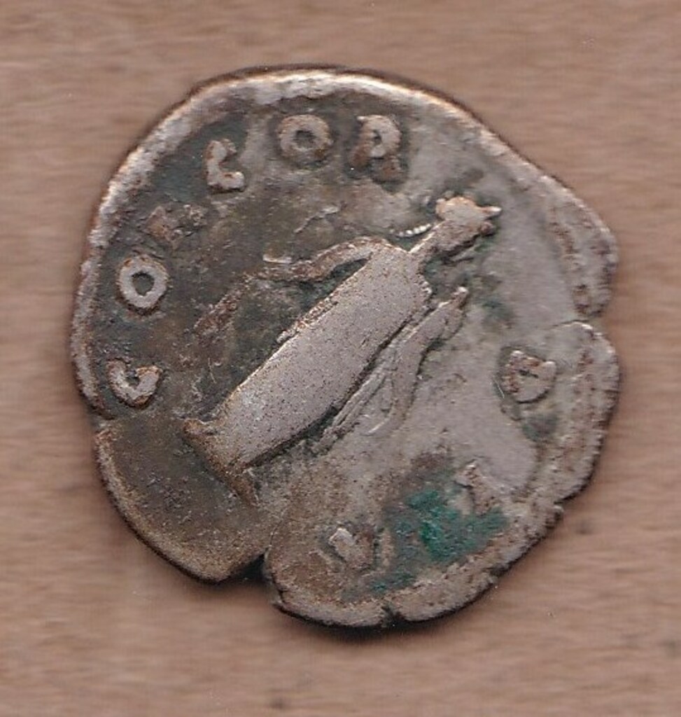 Античная монета · Faustina the Younger · Denarius · I в., реверс, Государственное бюджетное учреждение Ивановской области "Ивановский государственный историко-краеведческий музей имени Д.Г. Бурылина"