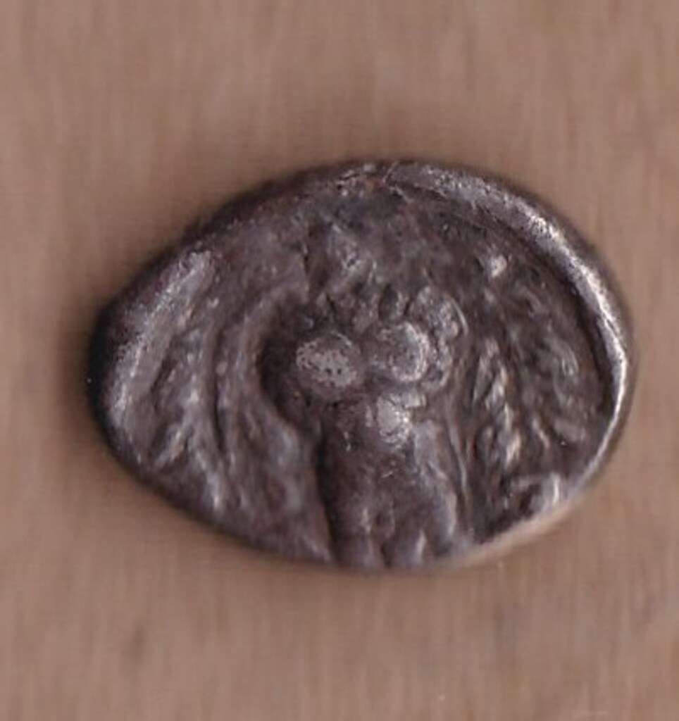 Античная монета · Hemidrachm · IV в. до н. э., реверс, Государственное бюджетное учреждение Ивановской области "Ивановский государственный историко-краеведческий музей имени Д.Г. Бурылина"