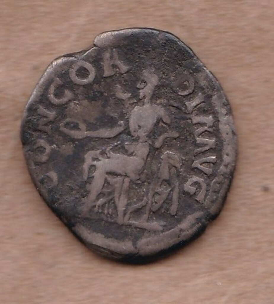 реверс Античная монета · Sabina · Denarius · I в.
