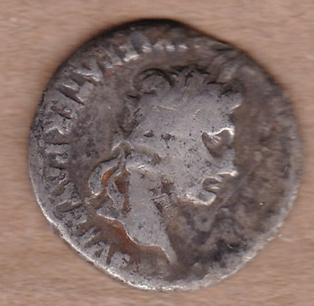 Античная монета · Denarius · XIV в. до н. э., аверс, Ивановский государственный историко-краеведческий музей имени Д.Г. Бурылина