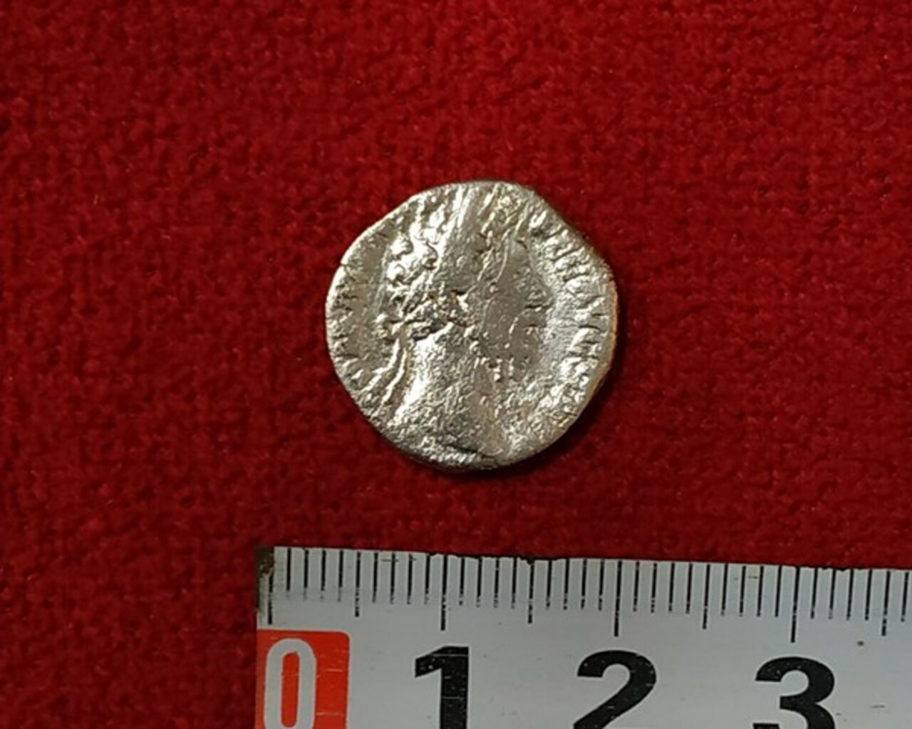 Античная монета · Marcus Aurelius · Denarius · I в., аверс, Областное бюджетное учреждение культуры "Курский областной краеведческий музей"