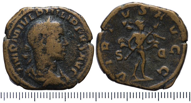 Римская империя · Sestertius · II в., Федеральное государственное бюджетное учреждение культуры "Государственный исторический музей"