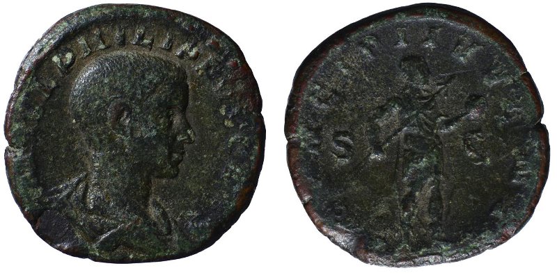 Римская империя · Sestertius · II в., Федеральное государственное бюджетное учреждение культуры "Государственный исторический музей"