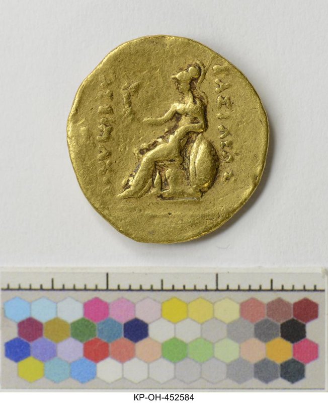 аверс Античная монета · Lysimachus · Stater · III в. до н. э.