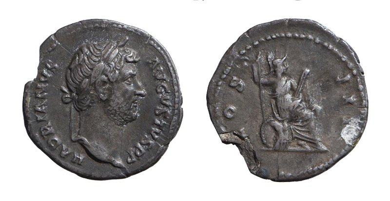 Римская империя · Hadrian · Denarius · I в., Федеральное государственное бюджетное учреждение культуры "Государственный исторический музей"
