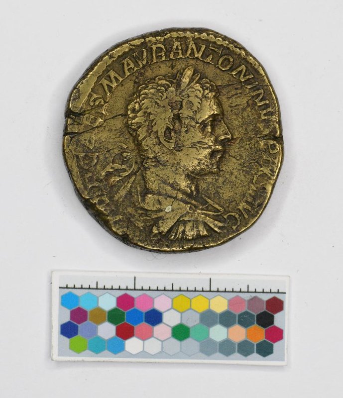 Римская империя · Elagabalus · Dupondius · II в., Федеральное государственное бюджетное учреждение культуры "Государственный исторический музей"